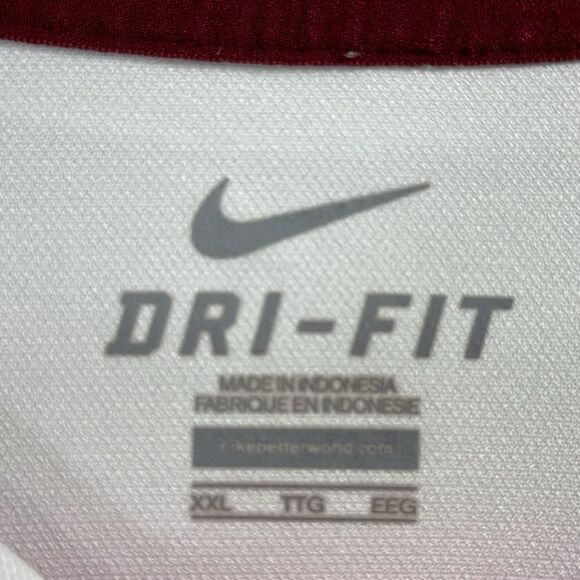 Nike Dri Fit Mens Florida State Seminoles Short Sleeves Polo Shirt White - Picture 6 of 16